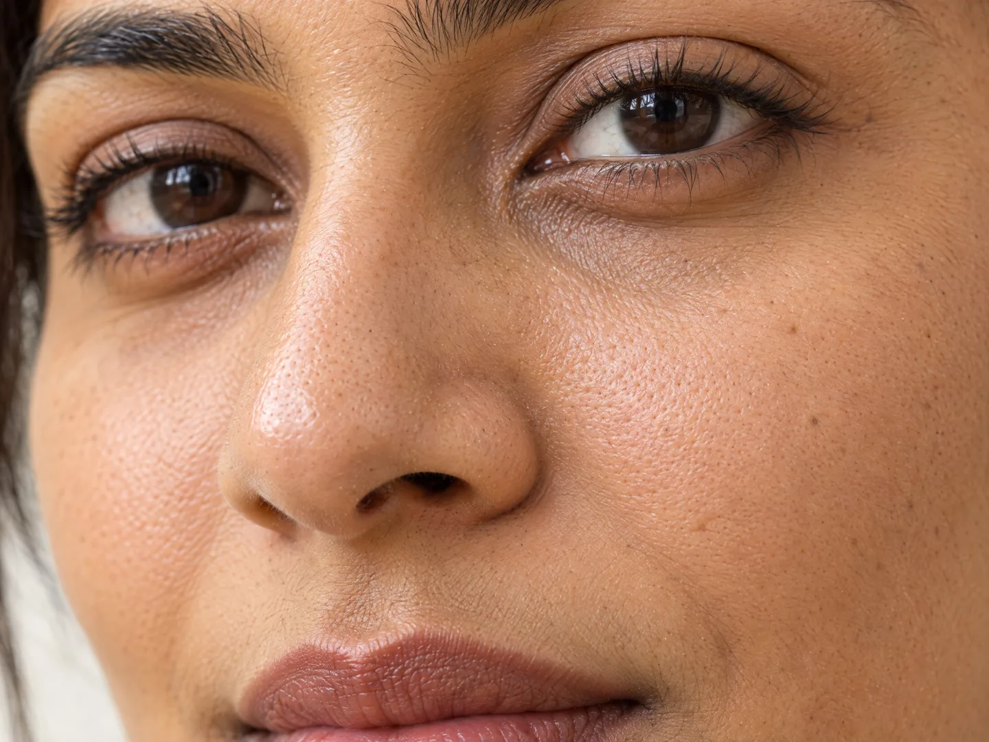 Open pores illustration