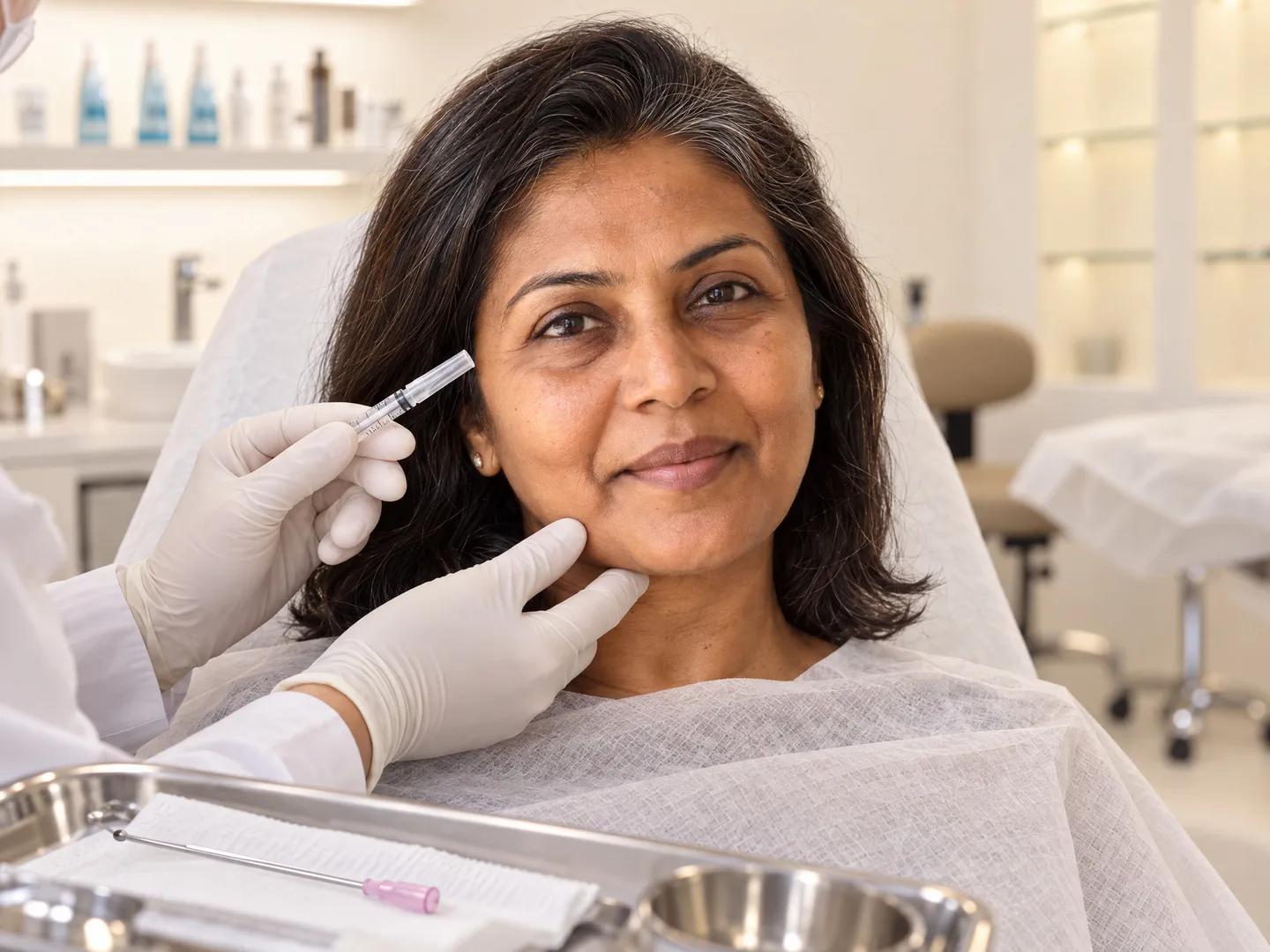 Dermal fillers illustration