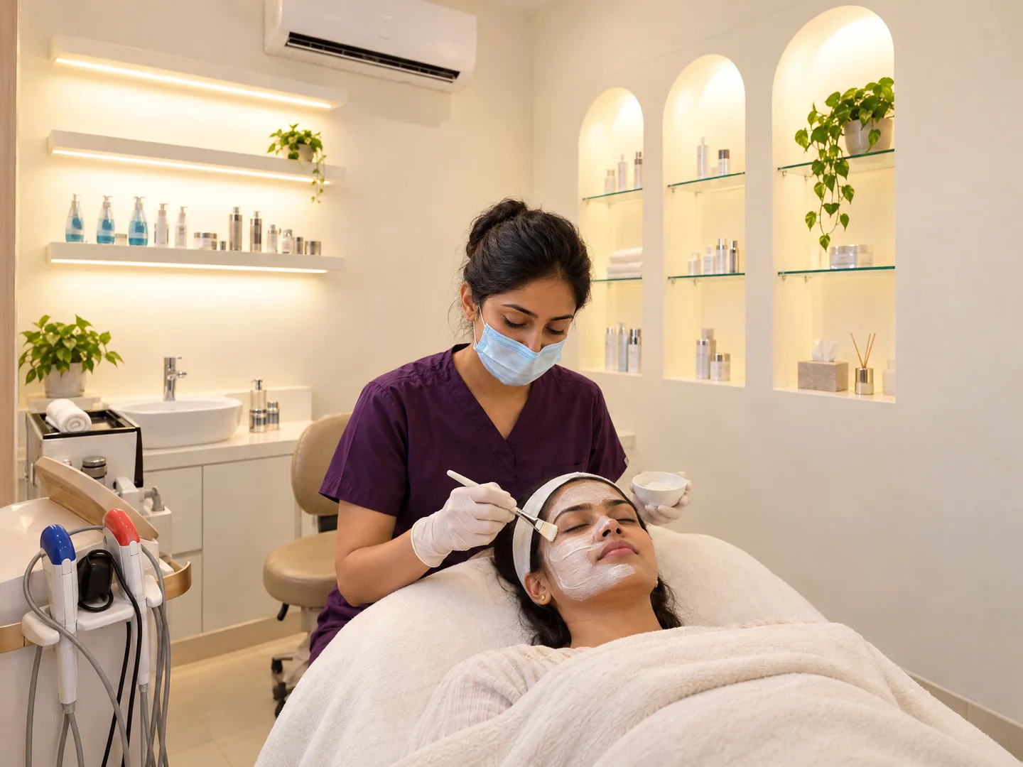 Facials illustration